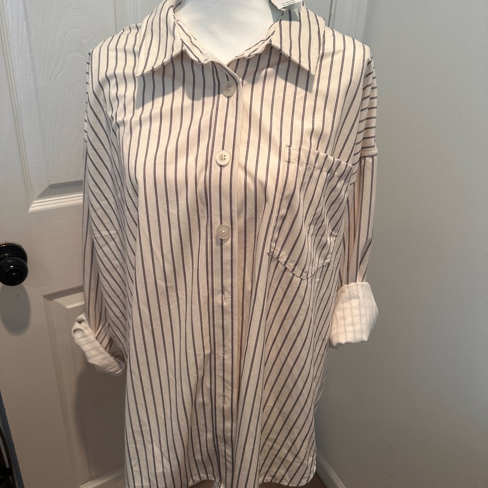Maurices Classic Striped Top- Brand New 3x